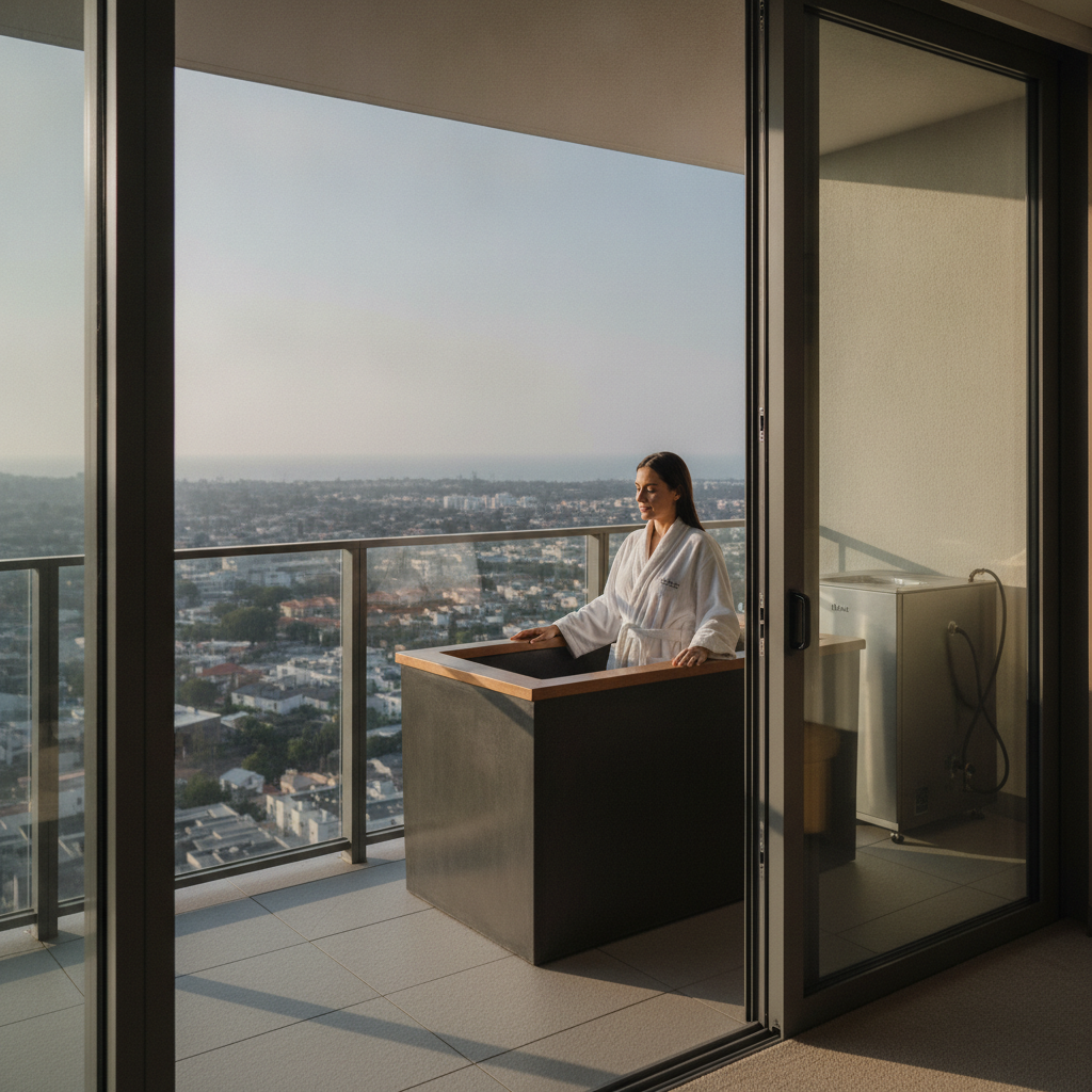 How to Add Cold Plunge to Hotel Room Without Plumbing