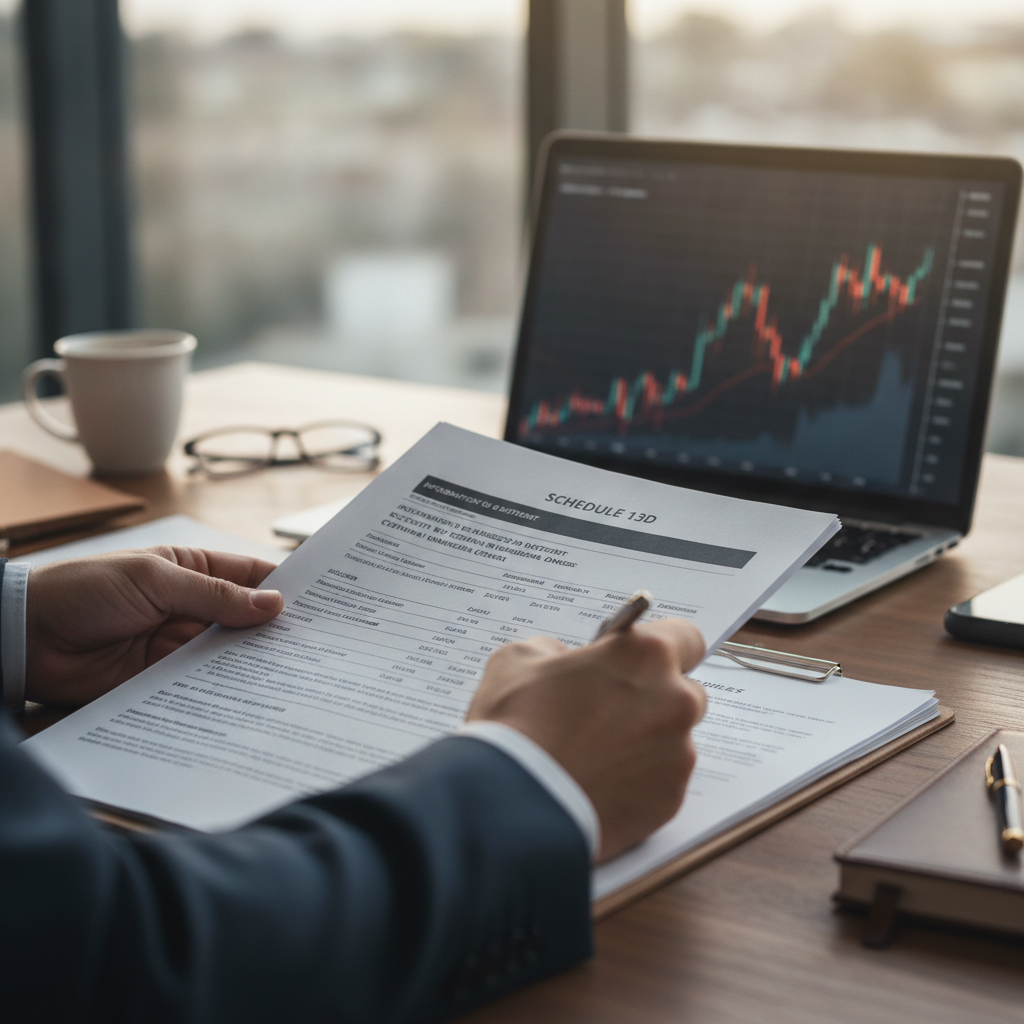 Schedule 13D filing showing activist investor disclosure of stake in public company