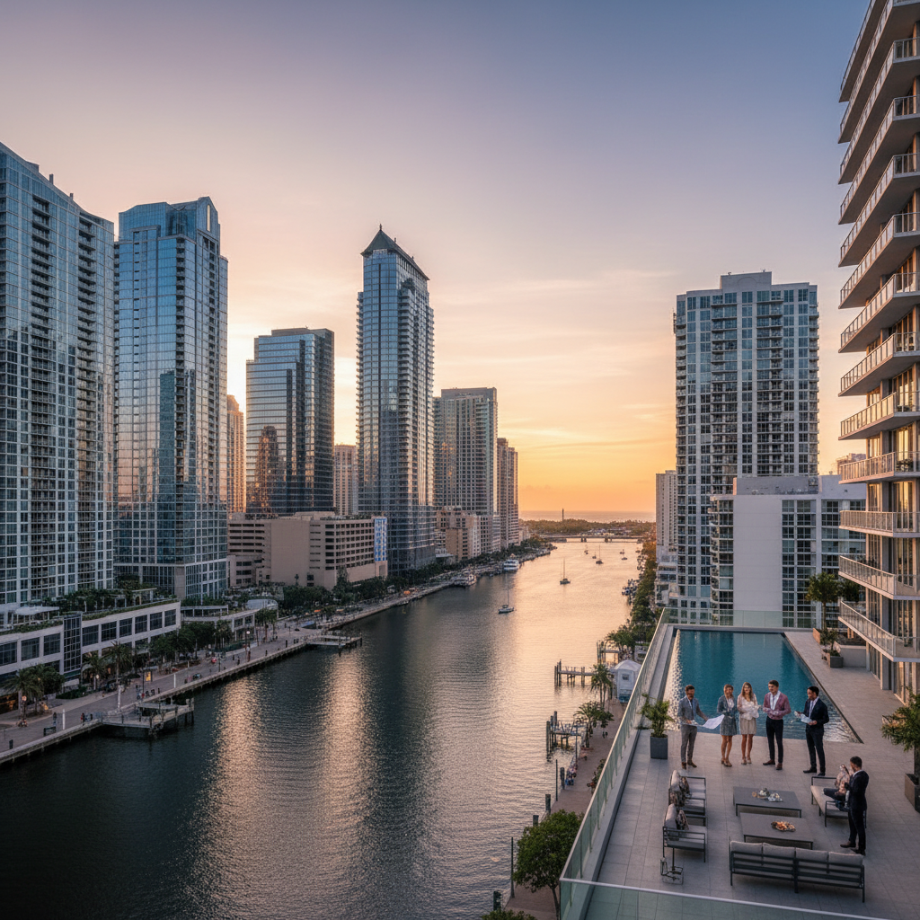Tampa Bay waterfront skyline view showing professional living and real estate opportunities for relocators