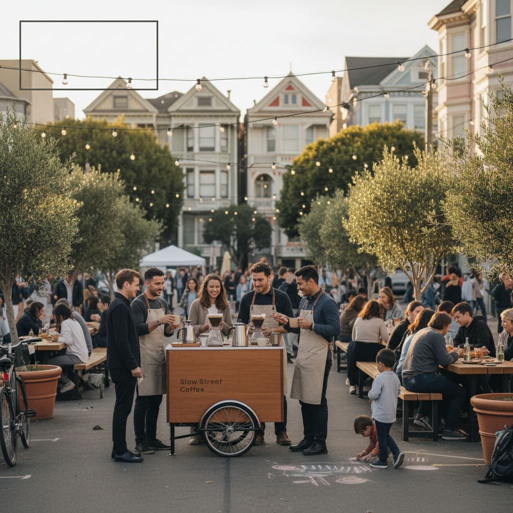 Slow Streets San Francisco Community Coffee Culture