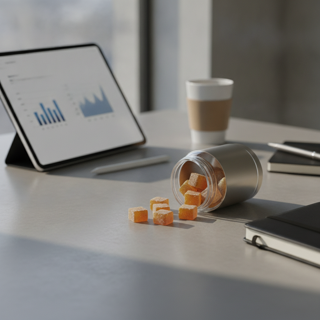 Caffeine Gummies for Focus and Productivity: A Guide