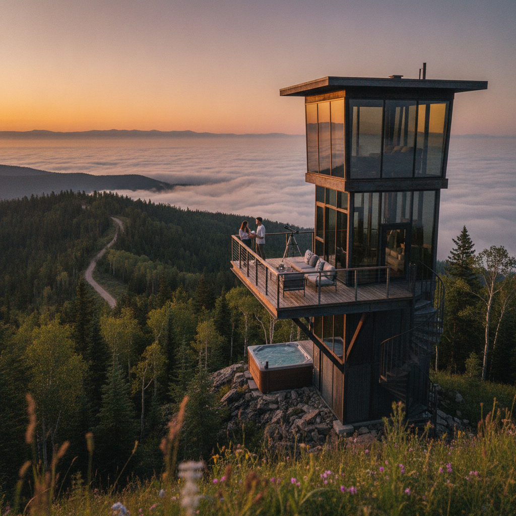 Experience the Sky: Why Luxury Fire Tower Rentals Win