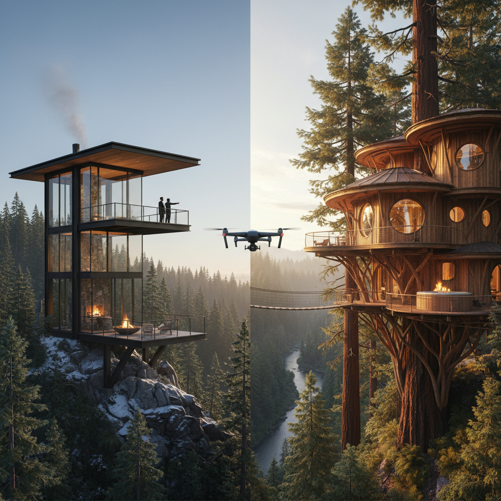 Luxury Fire Tower vs Treehouse: Investor's Guide