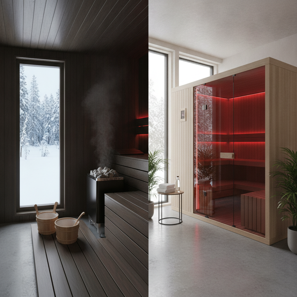 Finnish Sauna vs. Infrared Sauna: Home Wellness Guide